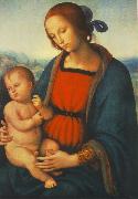 PERUGINO, Pietro Madonna with Child af oil